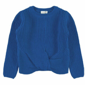 name it Girls Strickpullover NMFNIJIA dazzling blue