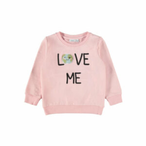 name it Girls Sweatshirt NMFLAPLANET Coral Blush