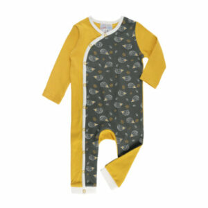 pink or blue Pyjama Igel gelb-grau