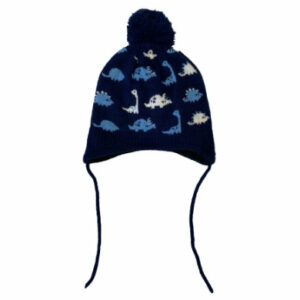 pink or blue Strickmütze navy Dino