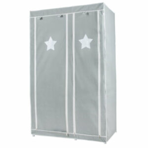 roba Textil-Kleiderschrank XL Little Stars grau