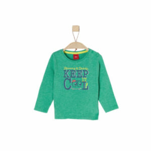 s.Oliver Boys Langarmshirt green melange