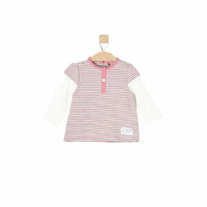 s.Oliver Girls Langarmshirt pink stripes