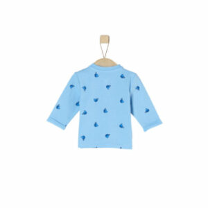 s.Oliver Langarmshirt light blue aop