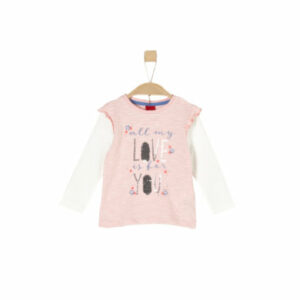 s.Oliver Langarmshirt rosy melange