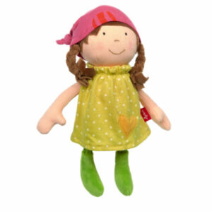 sigikid® Puppe klein gelb Softdolls