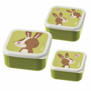 sigikid® Snackboxen 3er Set Hase Forest