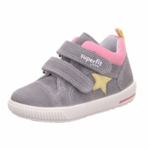 superfit Girls Halbschuh Moppy hellgrau/rosa (mittel)