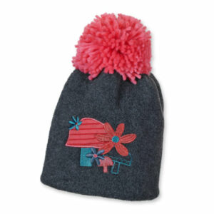 Sterntaler Girls Beanie anthrazit melange