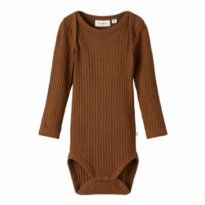 Lil'Atelier Langarmbody Nbnikar Cambridge Brown