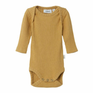 Lil'Atelier Langarmbody Nbnikar Honey Mustard