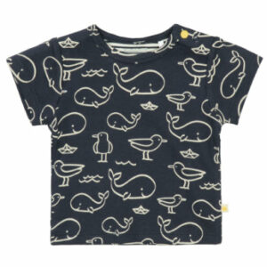 STACCATO T-Shirt marine gemustert