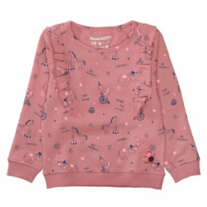 STACCATO Sweatshirt vintage berry gemustert