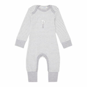 Sense Organics Strampler grey stripes