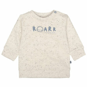 STACCATO Sweatshirt cream melange strukturiert