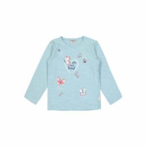 Salt and Pepper Langarmshirt Butterfly hellblau