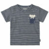 STACCATO T-Shirt indigo gestreift