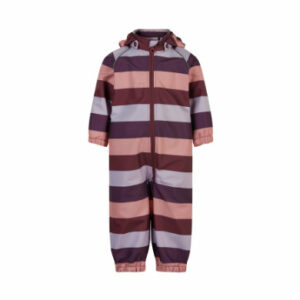 Minymo Softshell Suit Stripe Crushed Berry