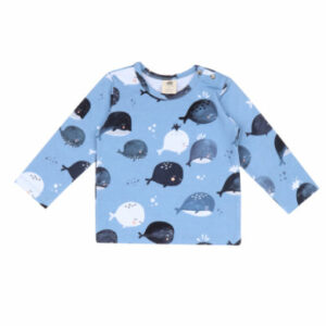 Walkiddy Shirt Cute Whales blau