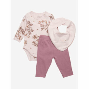 Fixoni 3er Set Body + Leggings + Bandana rosa