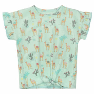 Staccato T-Shirt ice green gemustert