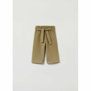 OVS Paperpag-Hose in Waffeloptik Olive