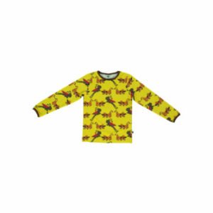 Smafolk Langarmshirt mit Heuschrecke yellow