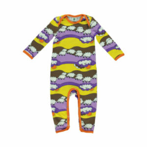 Smafolk Bodysuit mit Schaf purple heart