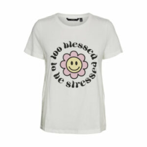 VERO MODA Umstandsshirt VMMMIA Snow white