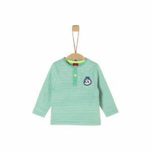 s.Oliver Langarmshirt light green stripe