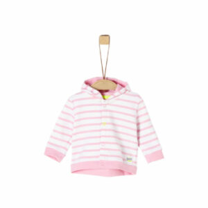 s.Oliver Sweatjacke rosa stripes