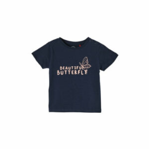 s.Oliver T-Shirt Butterfly blau