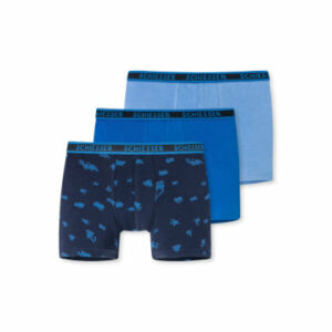 Schiesser Boxershort Hellblau/Blau/Dunkelblau