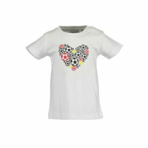 BLUE SEVEN T-Shirt Herz Weiss