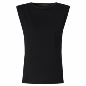 SUPERMOM T-shirt Shoulderpad Black