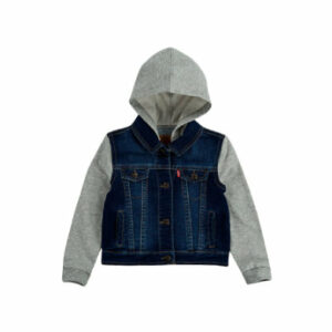 Levi's® Kids Boys Jeansjacke mit Sweatärmel und Kapuze