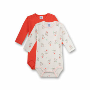 Sanetta Body Doppelpack offwhite/orange