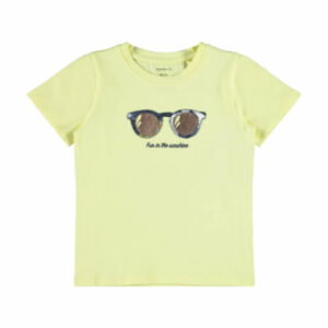 name it T-Shirt Nmffisummer Yellow Pear