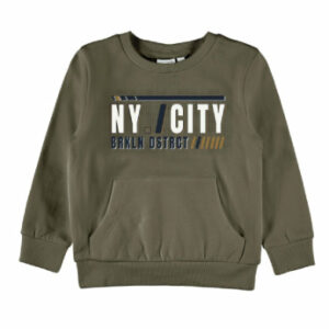 name it Sweatshirt Nmmvildar Stone Gray