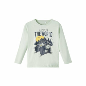 name it Langarmshirt Nmmvagno Subtle Green