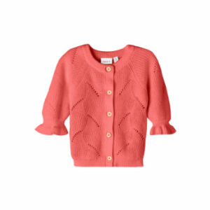 name it Strickjacke Nbfhesol Georgia Peach