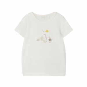 name it T-Shirt Nbfjutta White Alyssum