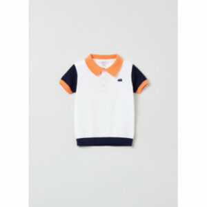 OVS Poloshirt kurzarm Off White