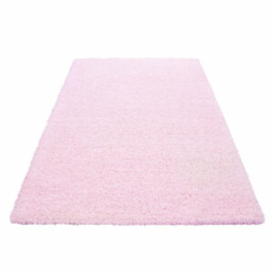 Giancasa Shaggy Hochflorteppich Langflor Wohnzimmer Schlafzimmer 1500 PINK