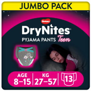 Huggies DryNites Pyjama Pants Einweg Mädchen 8-15 Jahre Jumbopack
