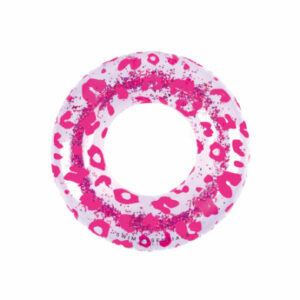 Swim Essentials Schwimmring Neon Leopard 90 cm