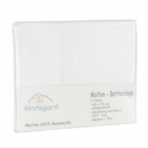 kindsgard Betteinlagen 2er-Pack 50 x 70 cm weiß