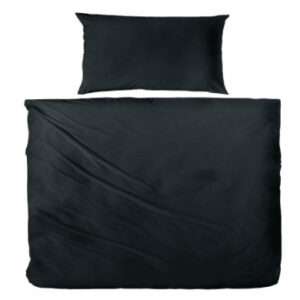 Giancasa Luxus Satin Bettwäsche Uni 255001-889 Schwarz