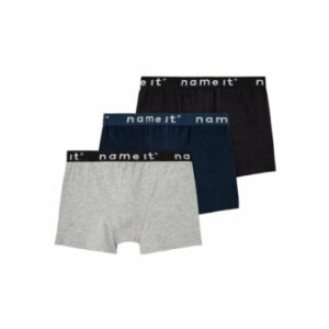 name it Boxershorts 3er Pack Black Grey Blue