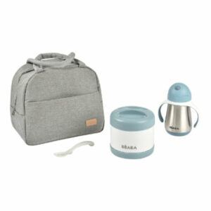 BEABA Mahlzeit-Taschen Set On-the-go - windisches blau